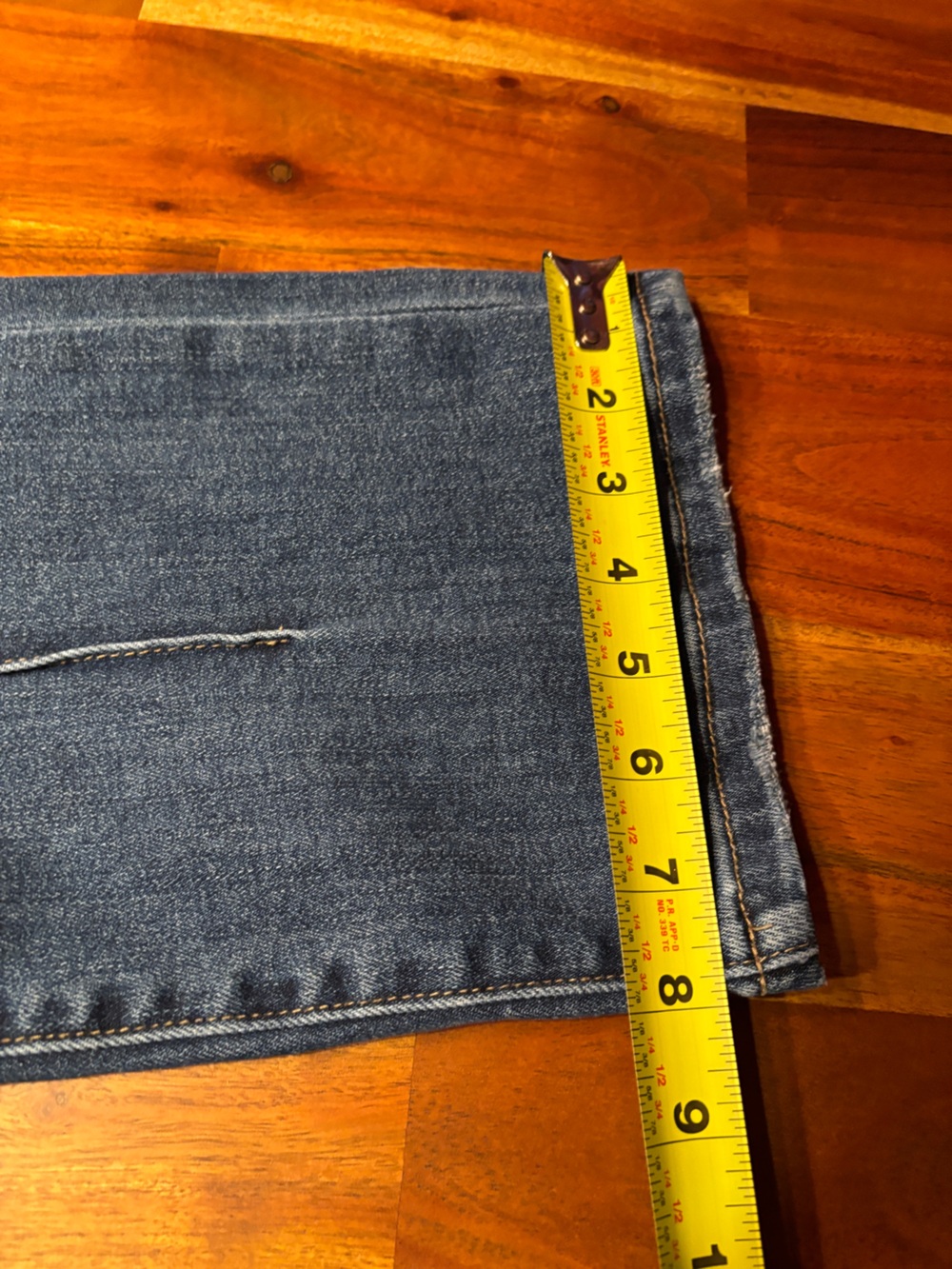 RISEN Seamed High Rise Wide Leg Jeans - Size 27 - Picture 4 of 7